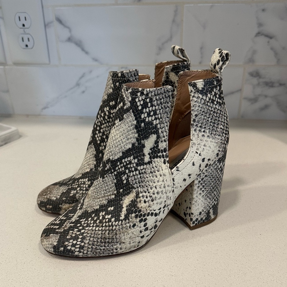 Steve Madden Snakeskin booties